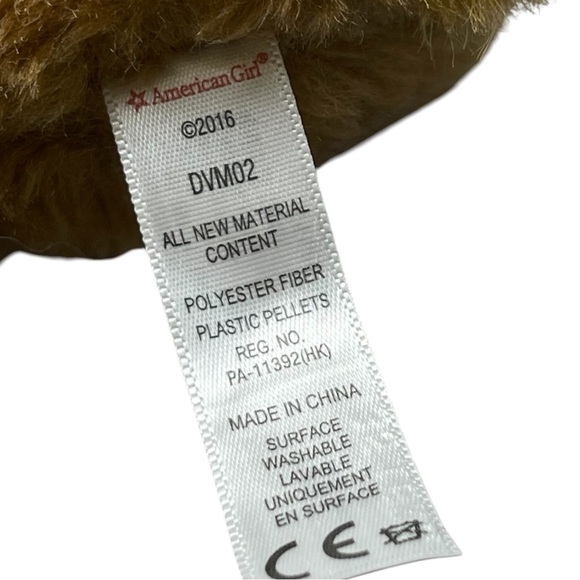 American‎ Girl Doll  Tenney Golden Retriever Dog W Leash Plush Waylon DVM02 - Picture 3 of 7